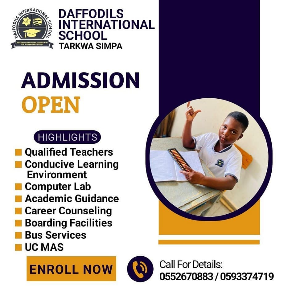 Admission ongoing at Daffodils International School