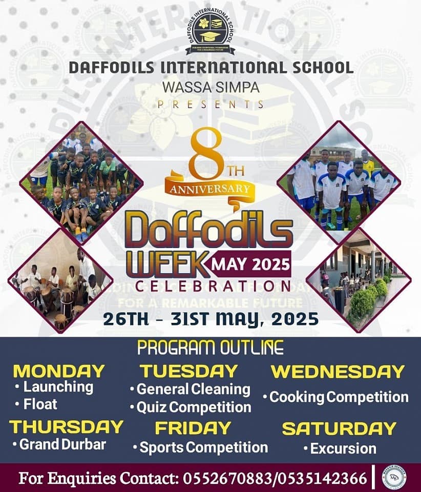 Poster for the 8th anniversary Daffodils Week celebration, 26 to 31 May 2025